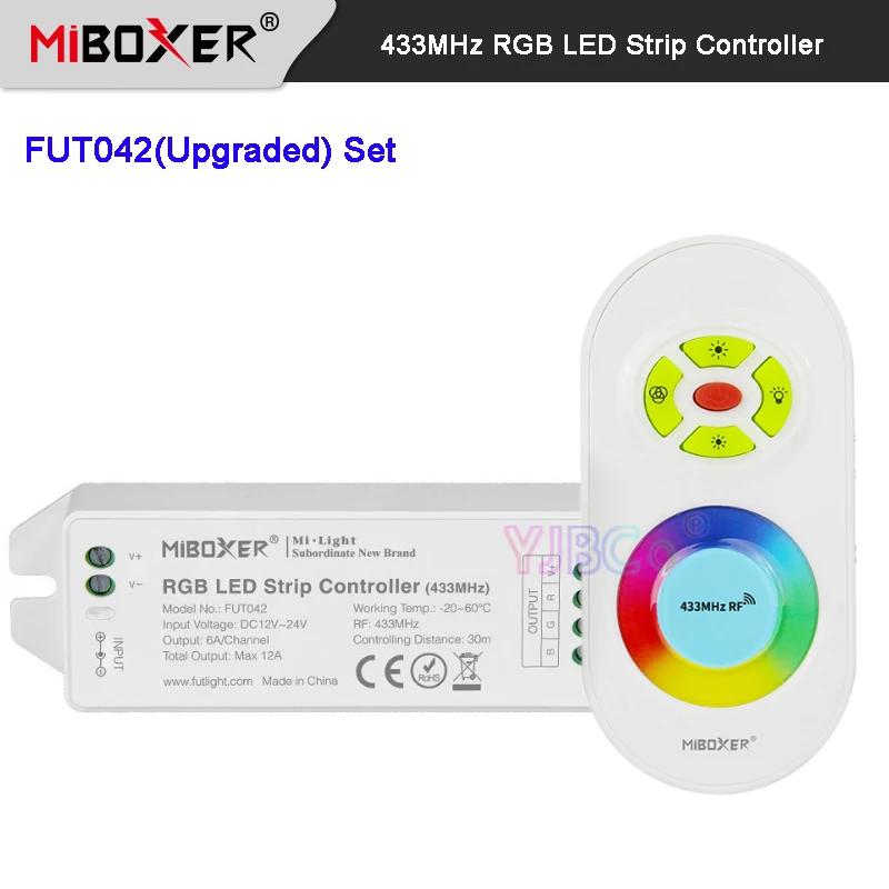 Miboxer     ,  ȭƮ CCT, RGB LED Ʈ Ʈѷ,     ġ, 433MHz, 5 Ű, 12V, 24V